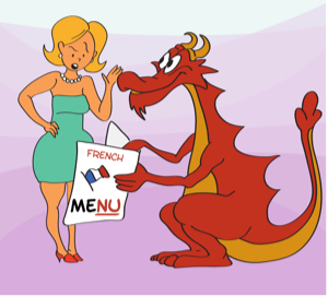 Dragon character scene